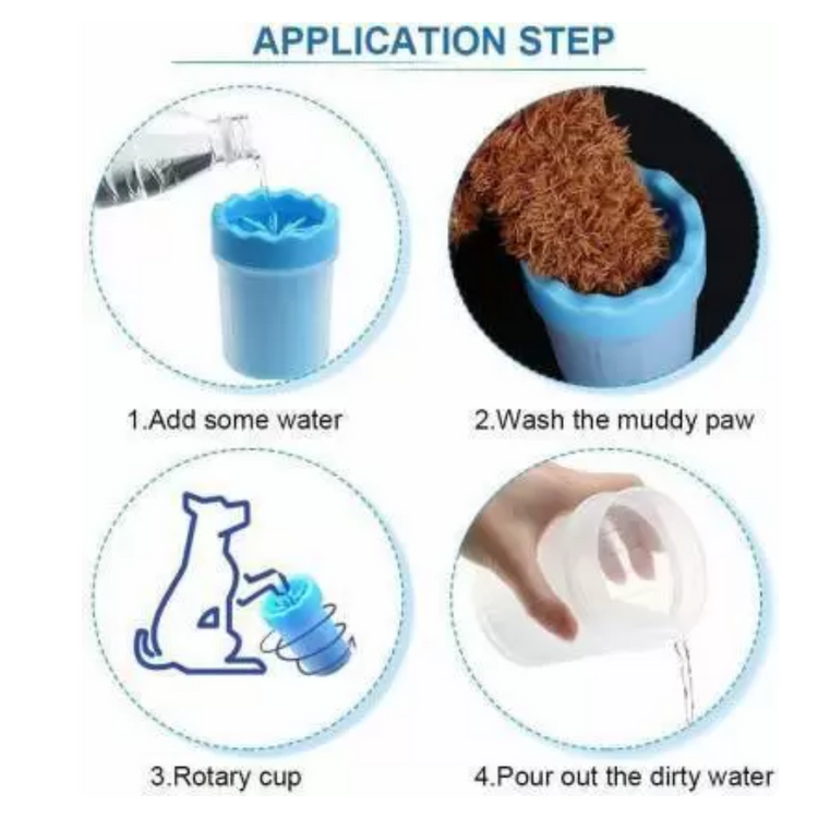 Soft Gentle (Silicone Bristles) Paws Clean For All Breeds