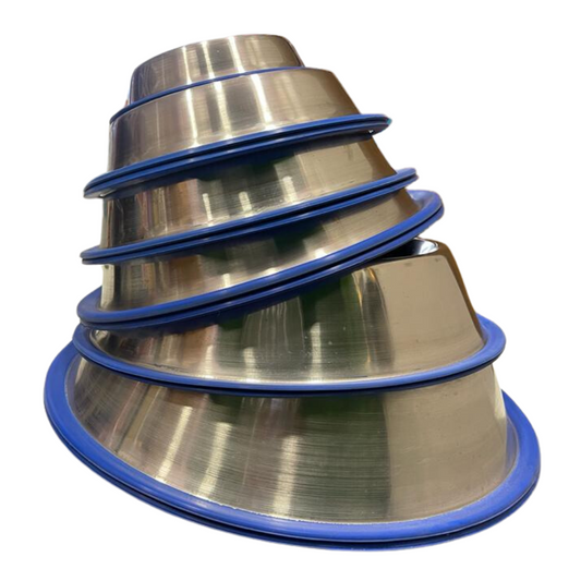 Bonded Non-Skid Dog Food Bowl With Silicon Rubber