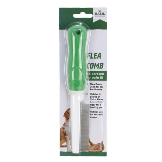 Basil Designed Dog Flea Comb