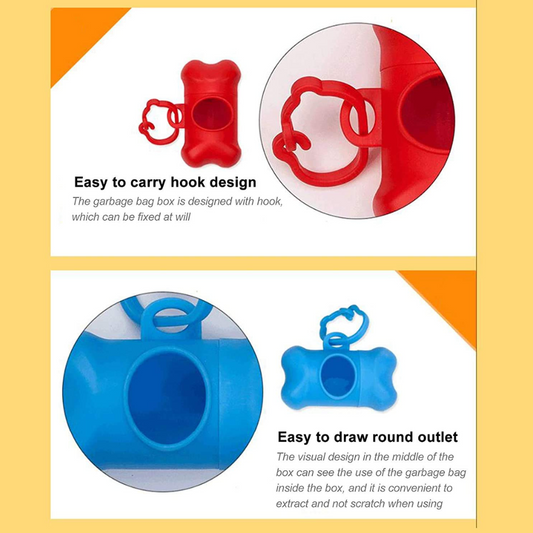 SmartyPet Poop Bags with Despenser, 3 Rolls (20 Bags each)