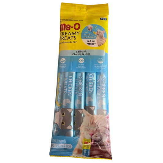 Me-O Creamy Cat Treats Chicken and Liver