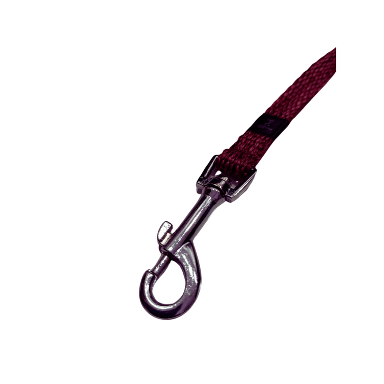 Pet's Pot Melange Regular Dog Leash Small Maroon