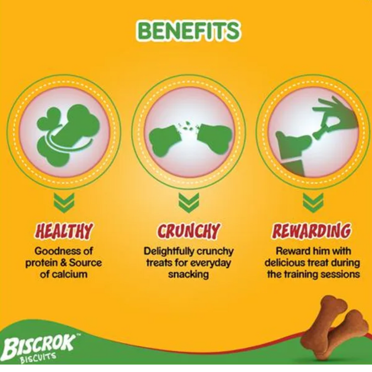 Pedigree Biscrok With Lamb Dog Biscuits