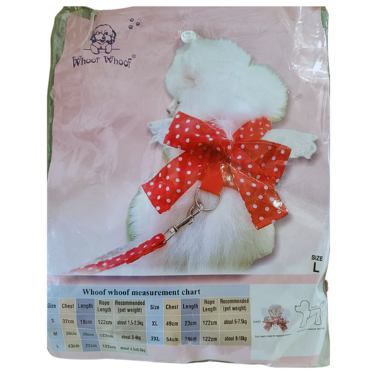 Fancy Cloth Body Belt Ribbon Very Charming Polka Red Large