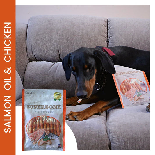 Super Bone T Stick Salmon Oil Dog Treats, 190 gms