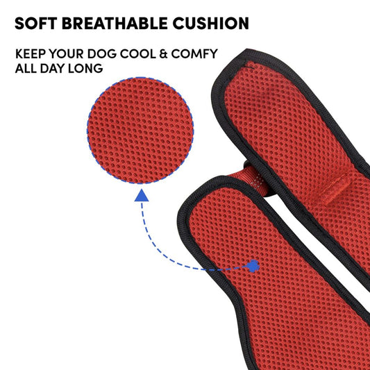 Whoof Whoof Chocker Fully Padded Harness For Dogs