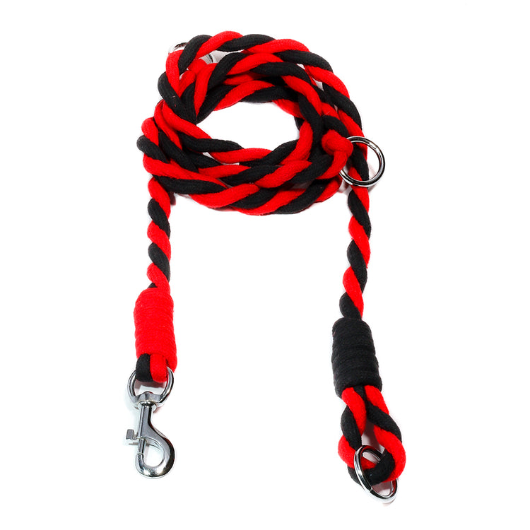Poochles Dog Braided Dual Shade 10 Feet Body Leash