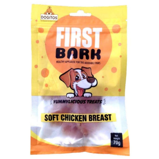 First Bark Soft Chicken Breast Dog Treat Pack of 2