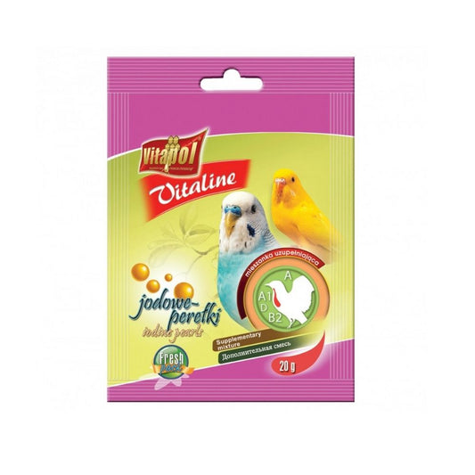 Vitapol Vitaline Iodine Pearls For Parrots 20gms x 6No's