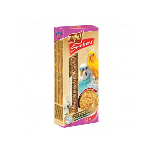 Vitapol Honey Smakers For Budgies 90gm x 2No's