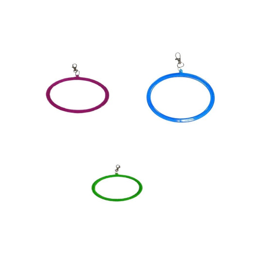 Durable Plastic Chew Toy For Birds - Pack Of 3