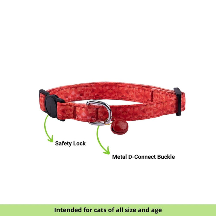 "Peppy Orange" Cat Collar