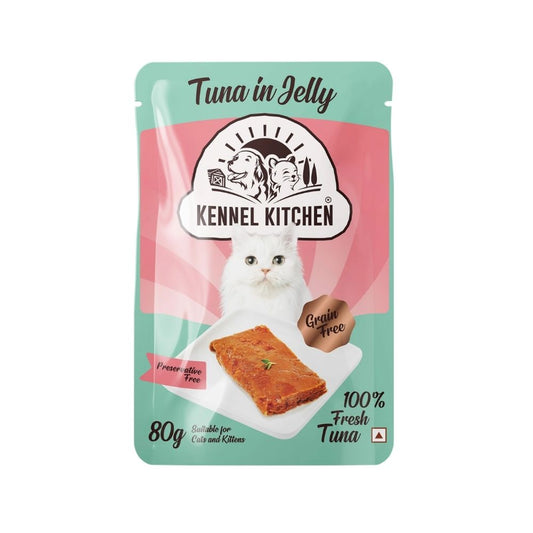 Kennel Kitchen Tuna in Jelly Cat Gravy 80g pack