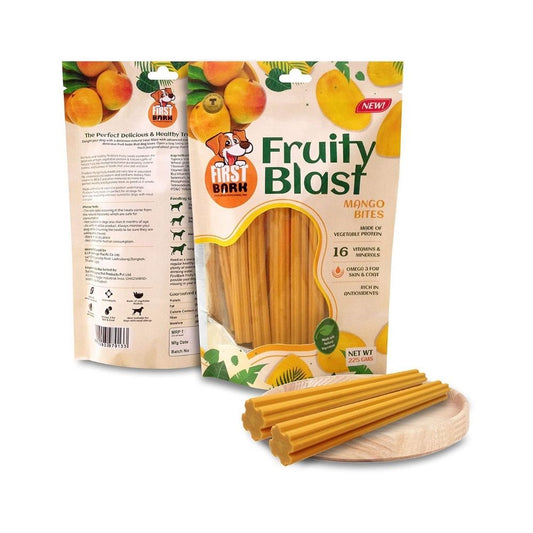 First Bark Fruity Blast Mango Bites Dog Treats