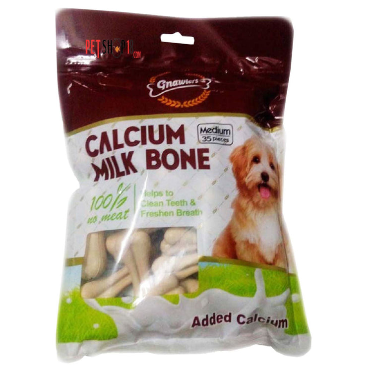Gnawlers Calcium Milk Bone Dog Chew Treats