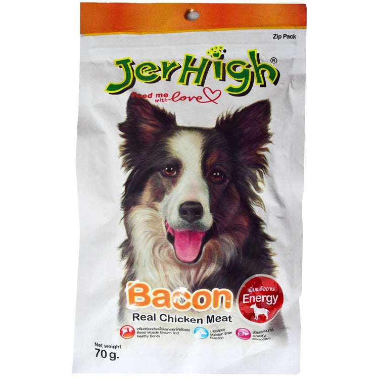 JerHigh Bacon Stick Dog Treat 70 Gm