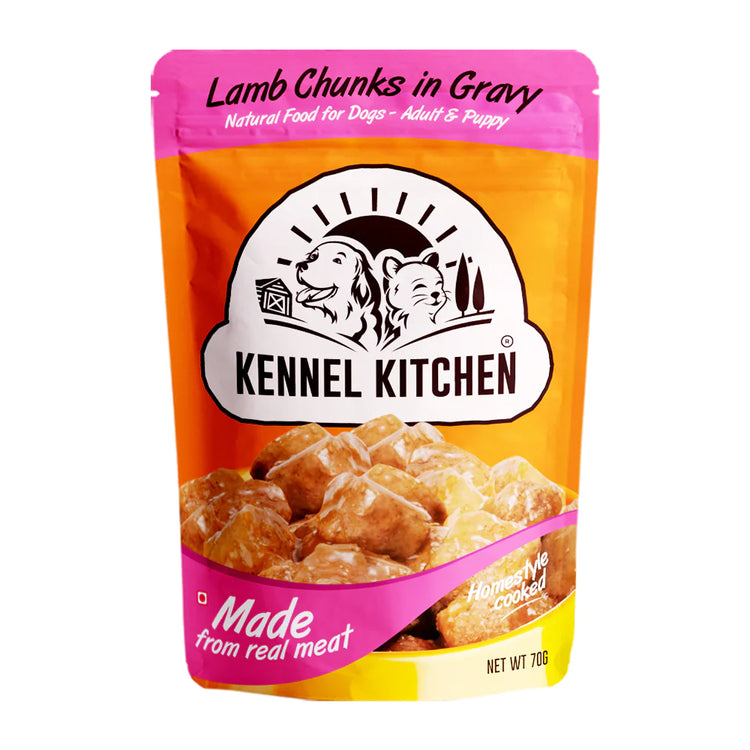 Kennel Kitchen Lamb Chunks in Gravy - 80g pack