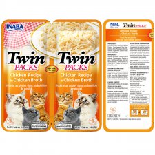 Inaba Twin chicken for cat 80g 2 Nos