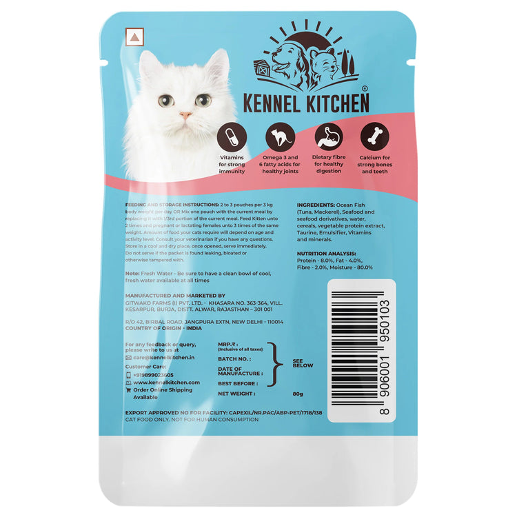 Kennel Kitchen Fish Chunks in Gravy - 80g pack