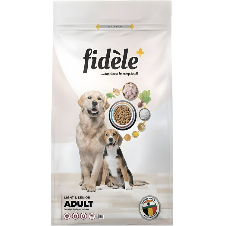 Fidele Adult Light and Senior Dog Food