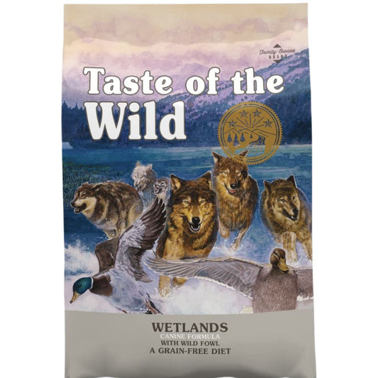 Taste Of The Wild Wetlands Canine Formula Dry Dog Grain Free Food (Wild Fowl)