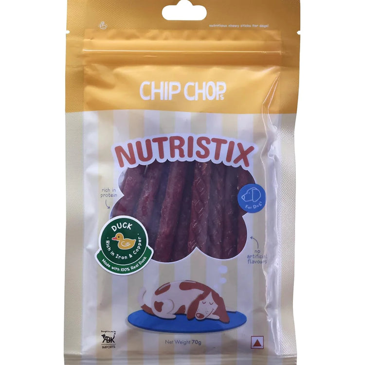 Chip Chops Nutristix Duck Flavour, 70g    NEW_2NOS