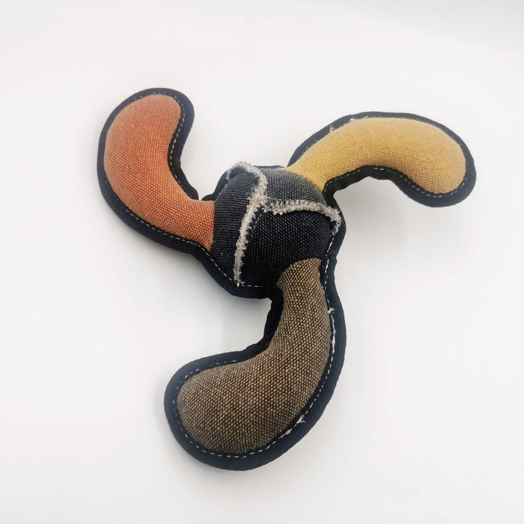 "THE CHUCK FRISBEE" Plush Dog Toy For Tough Chewers