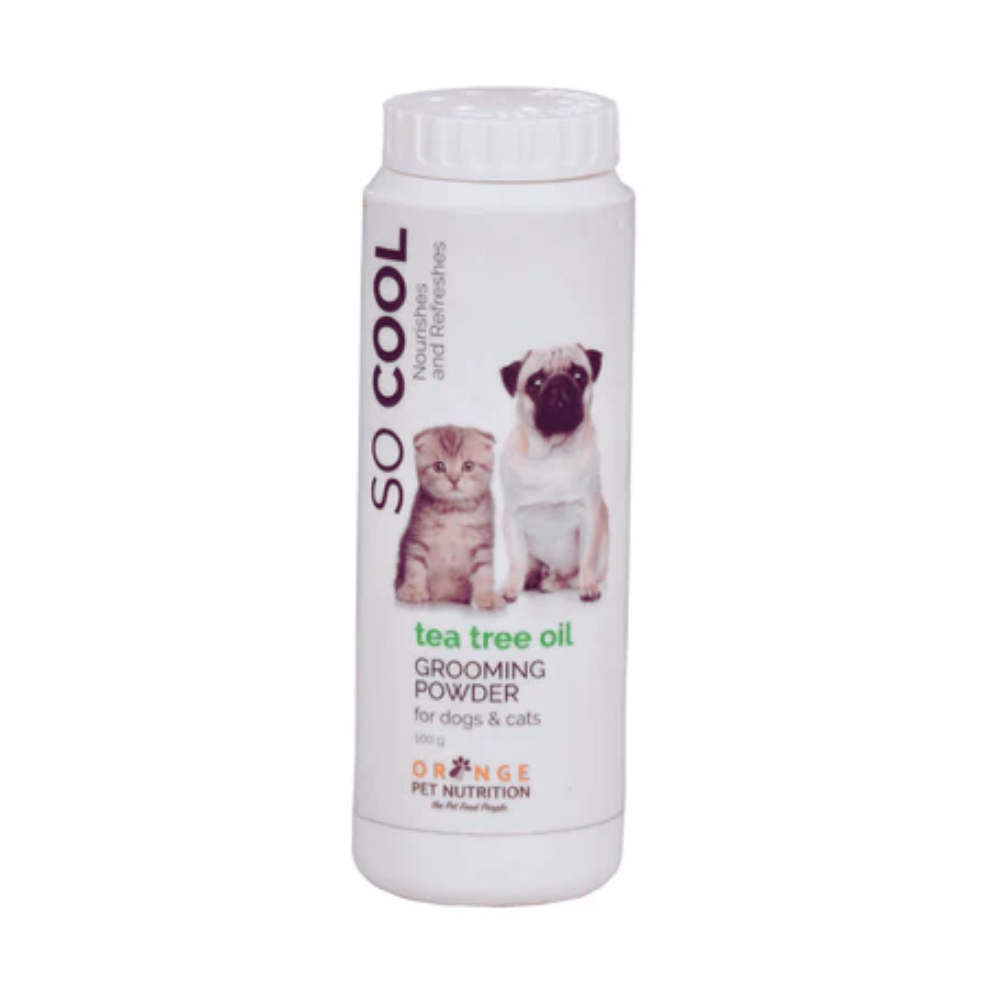 So cool - Tea Tree Oil Grooming Powder For Dogs and Cats 100g 2nos.