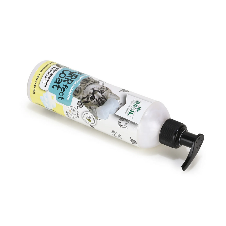 Basil - Purrfect Coat Cat Shampoo 300ml
