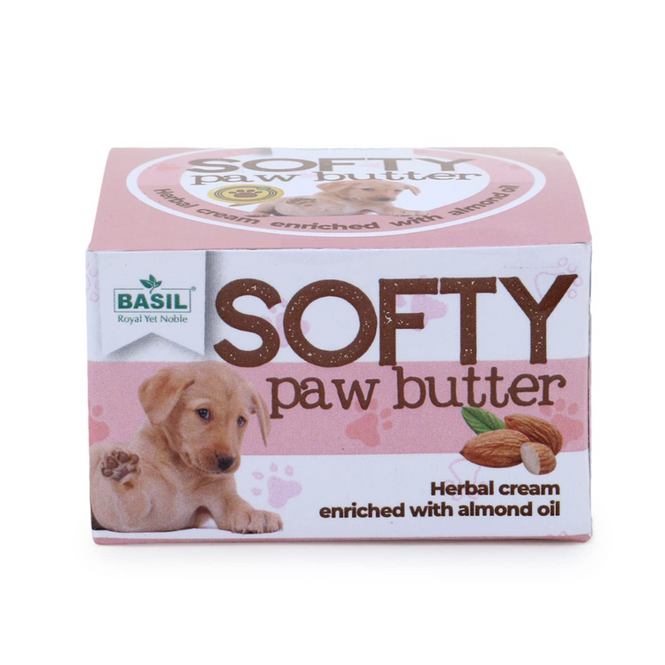 Basil Softy Paw Butter (Herbal Cream Enriched With Almond Oil)- 50 Gms