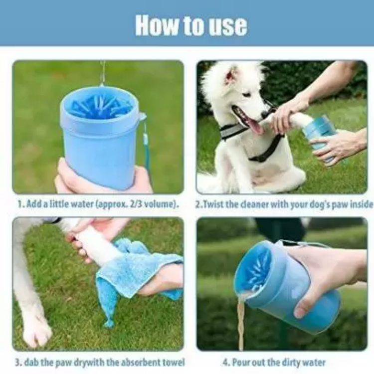 Soft Gentle (Silicone Bristles) Paws Clean For All Breeds