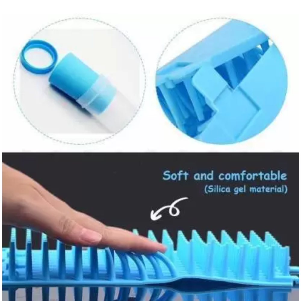 Soft Gentle (Silicone Bristles) Paws Clean For All Breeds