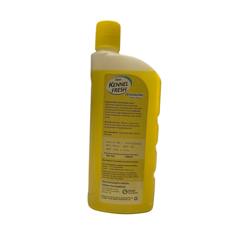Kennel Fresh Wash and Deoderizer lemon Flavour - 500ml 2nos.