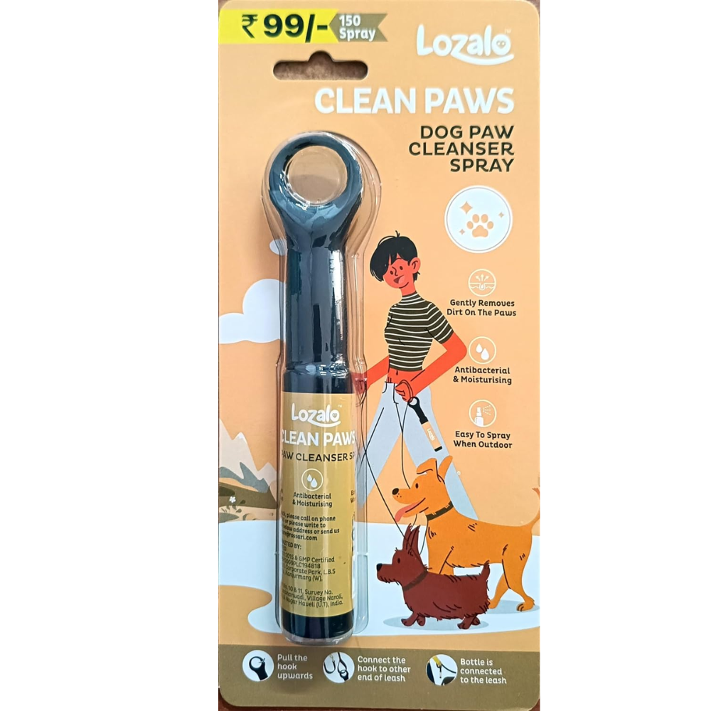 Lozalo Clean Paws (Dog Paw Cleanser Spray) 22ml.