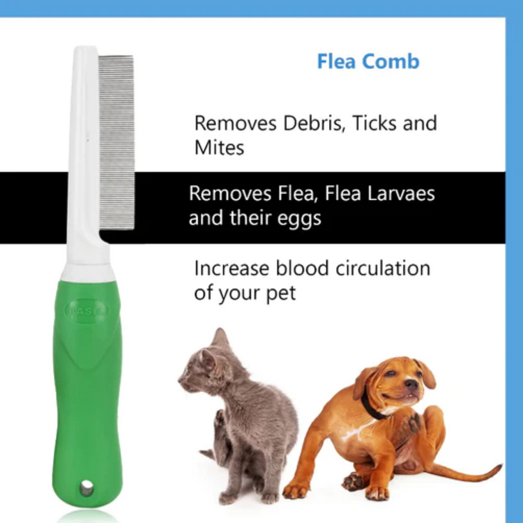 Basil Designed Dog Flea Comb