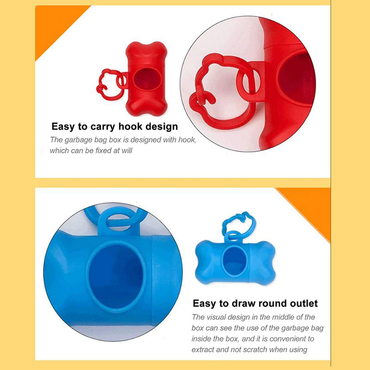 SmartyPet Poop Bags with Despenser, 3 Rolls (20 Bags each)