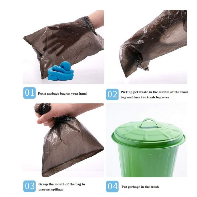 SmartyPet Poop Bags with Despenser, 3 Rolls (20 Bags each)