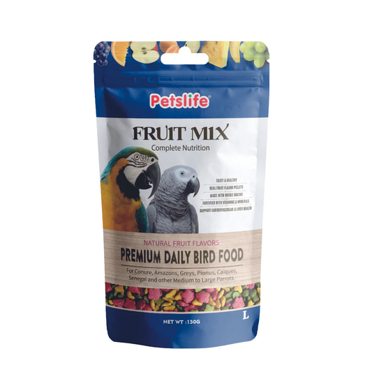 Petslife Fruitmix Bird Food Large 150g