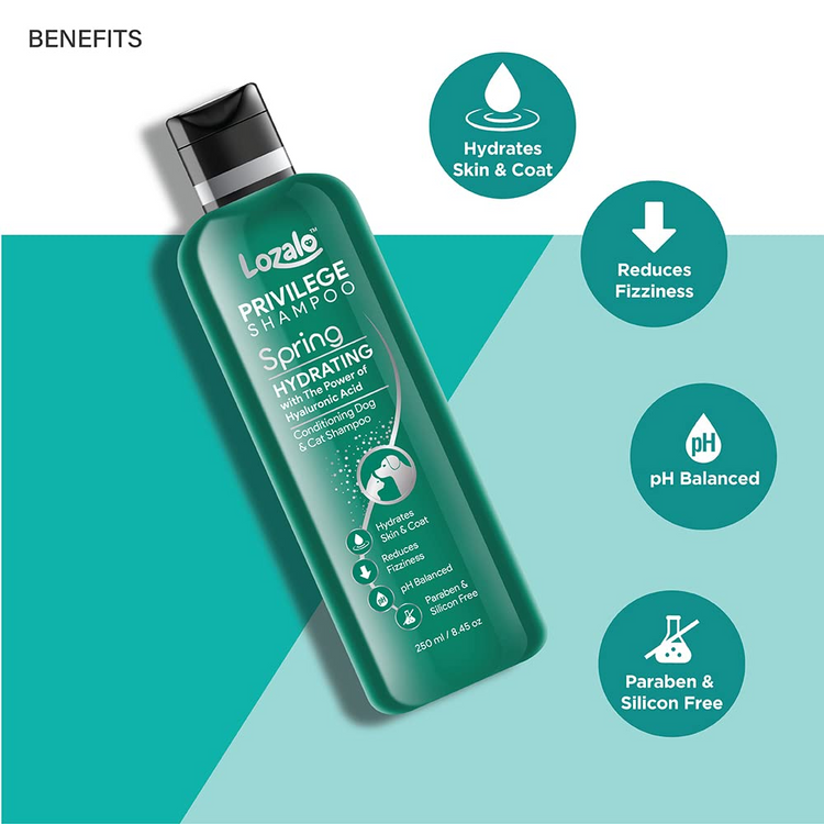 Lozalo Privilege Hydrating Conditioning Shampoo(Spring)for Dogs & Cats 250ml.