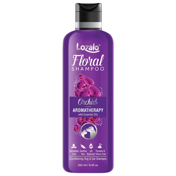 Lozalo Floral Conditioning Shampoo(Orchid)for Dogs & Cats 250ml.