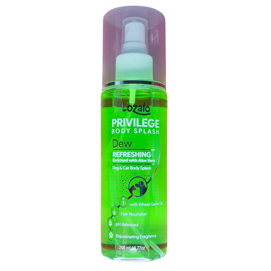 Lozalo Privilege Body Splash Refreshing Dew for Dogs & Cats 200ml.