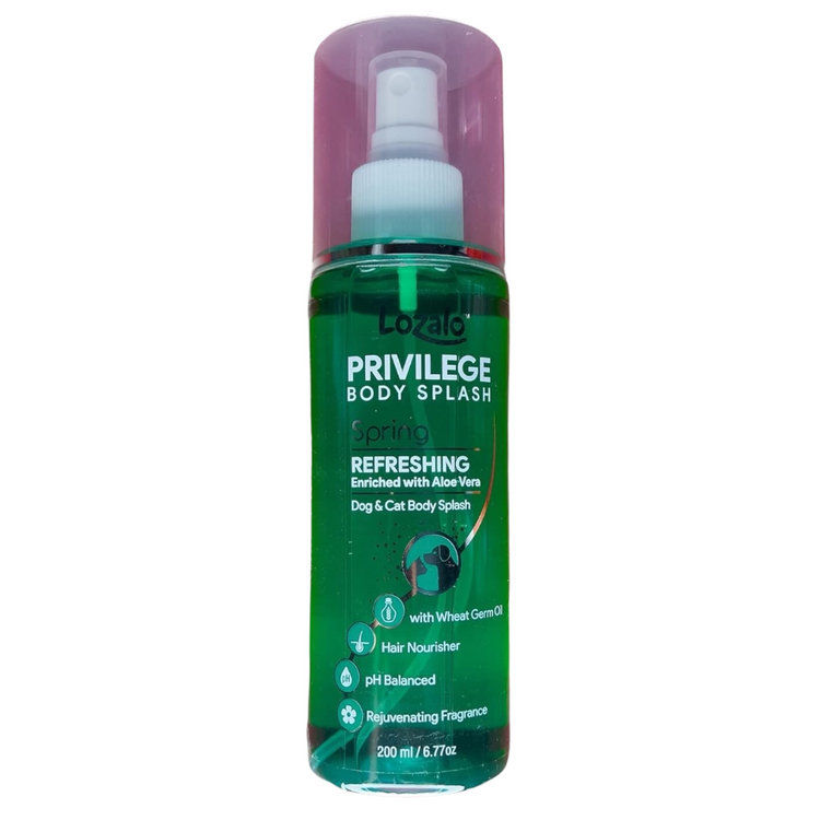 Lozalo Privilege Body Splash Refreshing Spring for Dogs & Cats 200ml.
