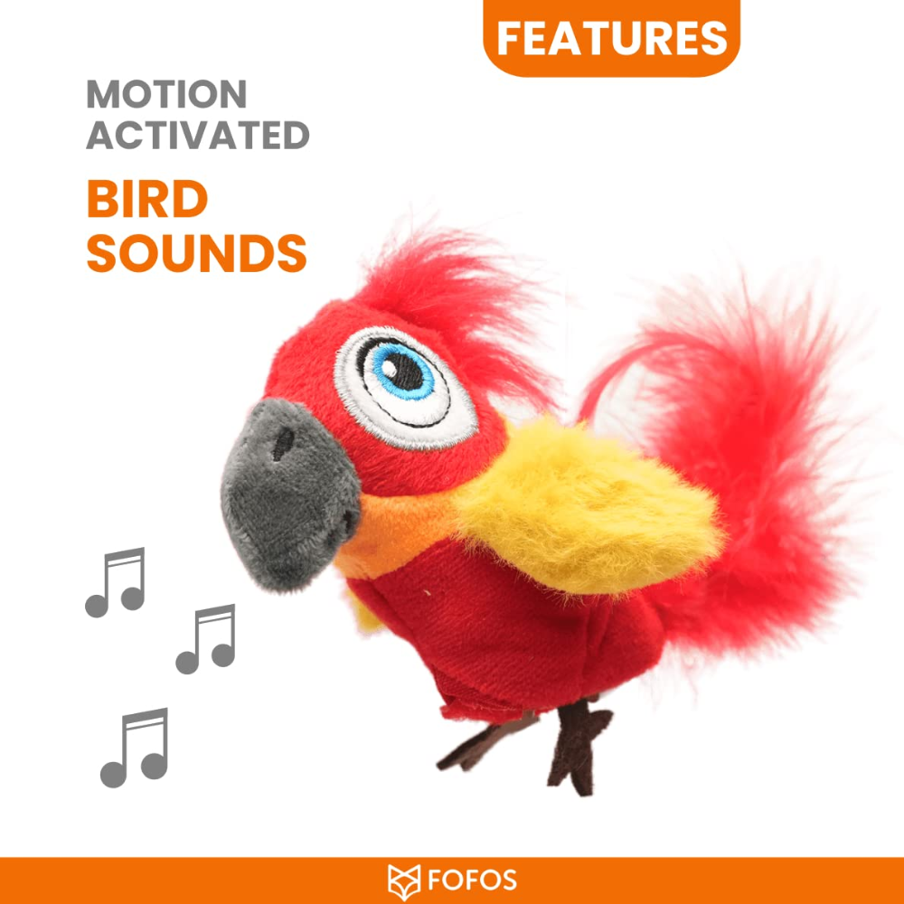 Fofos Parrot Cat Toys Organic Catnip for Cats