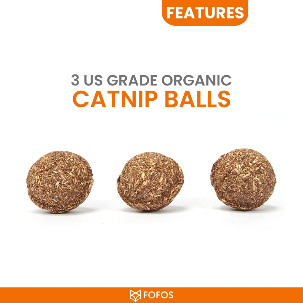 Fofos Parrot Cat Toys Organic Catnip for Cats