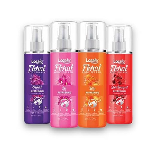 Lozalo Floral Body Splash Lily for Dogs & Cats 200ml.