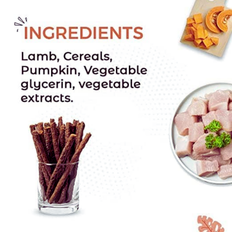 Kennel Kitchen Soft Baked Lamb with Pumkin Sticks - 70g 2nos.