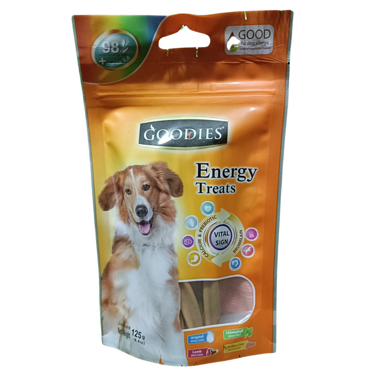 Goodies Liver Twisted Stick Energy Dog Treat 125gm