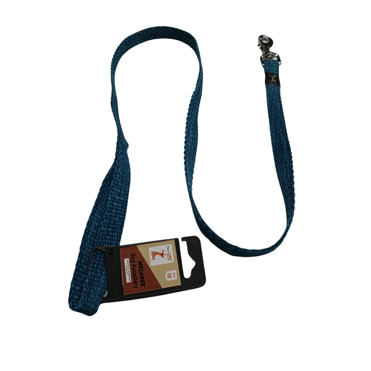 Pet's Pot Melange Regular Dog Leash Medium Blue Green