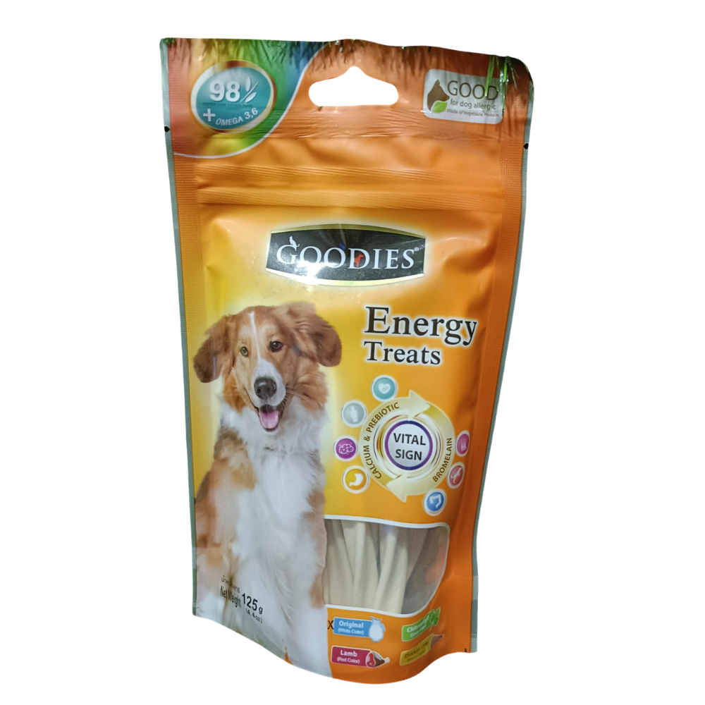 Goodies Original Twisted Stick Energy Dog Treat 125gm