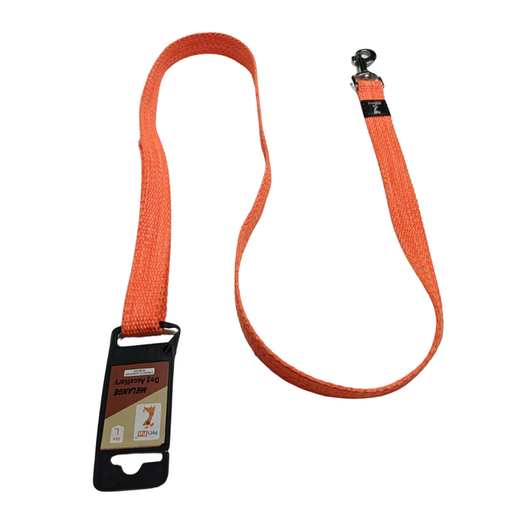 Pet's Pot Melange Regular Dog Leash Large Papaya